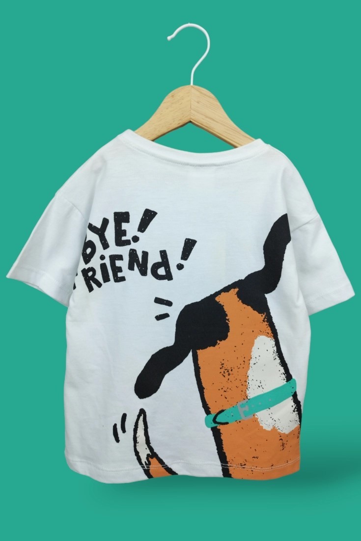 KISA KOLLU, LASTİKLİ PAÇA, PAMUKLU, DESENLİ, YAZLIK ERKEK ÇOCUK & BEBEK TSHIRT