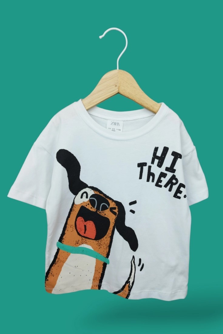 KISA KOLLU, LASTİKLİ PAÇA, PAMUKLU, DESENLİ, YAZLIK ERKEK ÇOCUK & BEBEK TSHIRT