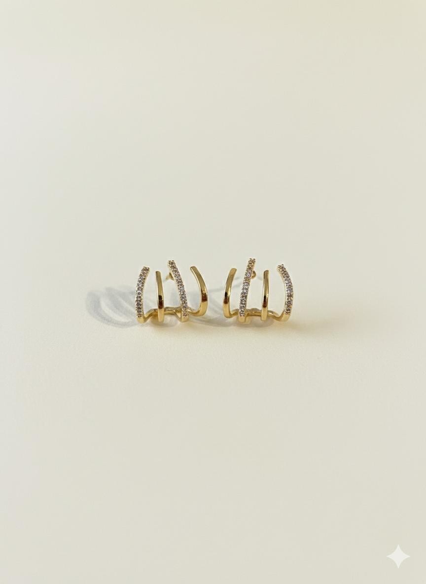 Mini Gold Renk Küpe 58