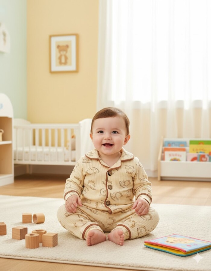 Pamuklu Animals Desenli 2li Pijama Takım