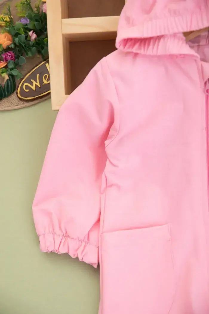 PEMBE RENK YENi SEZON KIZ ÇOCUK & BEBEK YAGMURLUK TULUM RAHAT SONBAHAR - İLKBAHAR -KIŞ
