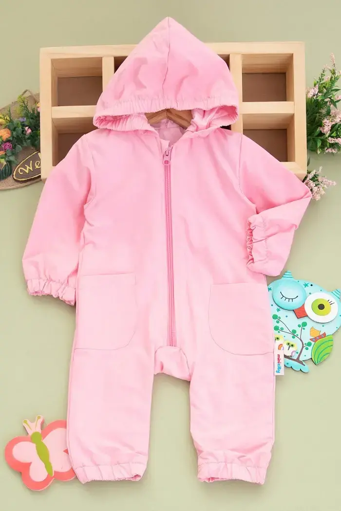 PEMBE RENK YENi SEZON KIZ ÇOCUK & BEBEK YAGMURLUK TULUM RAHAT SONBAHAR - İLKBAHAR -KIŞ