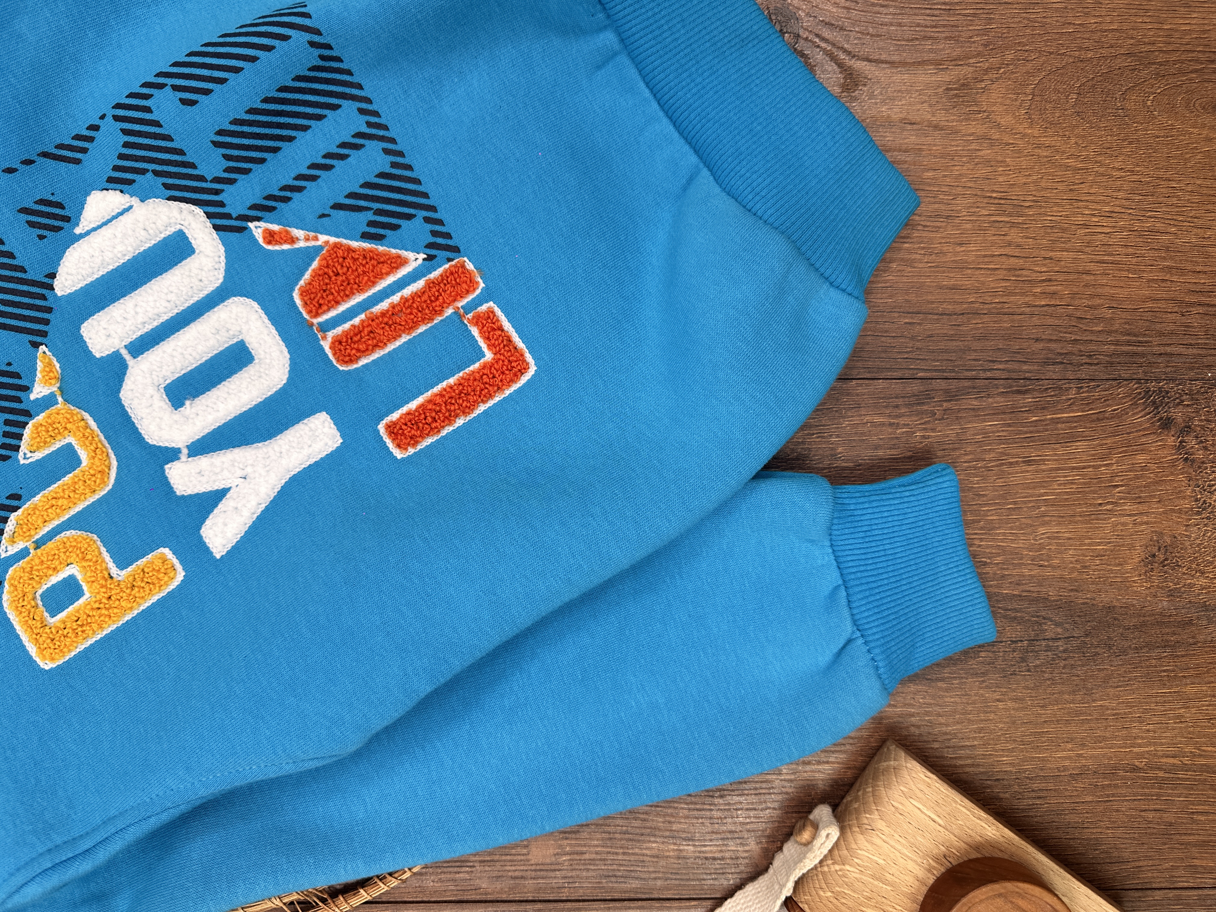 PUSH YOUR LIMIT YAZILI, PAMUKLU, MEVSİMLİK, GÜNLÜK, ERKEK ÇOCUK & BEBEK SWEATSHIRT
