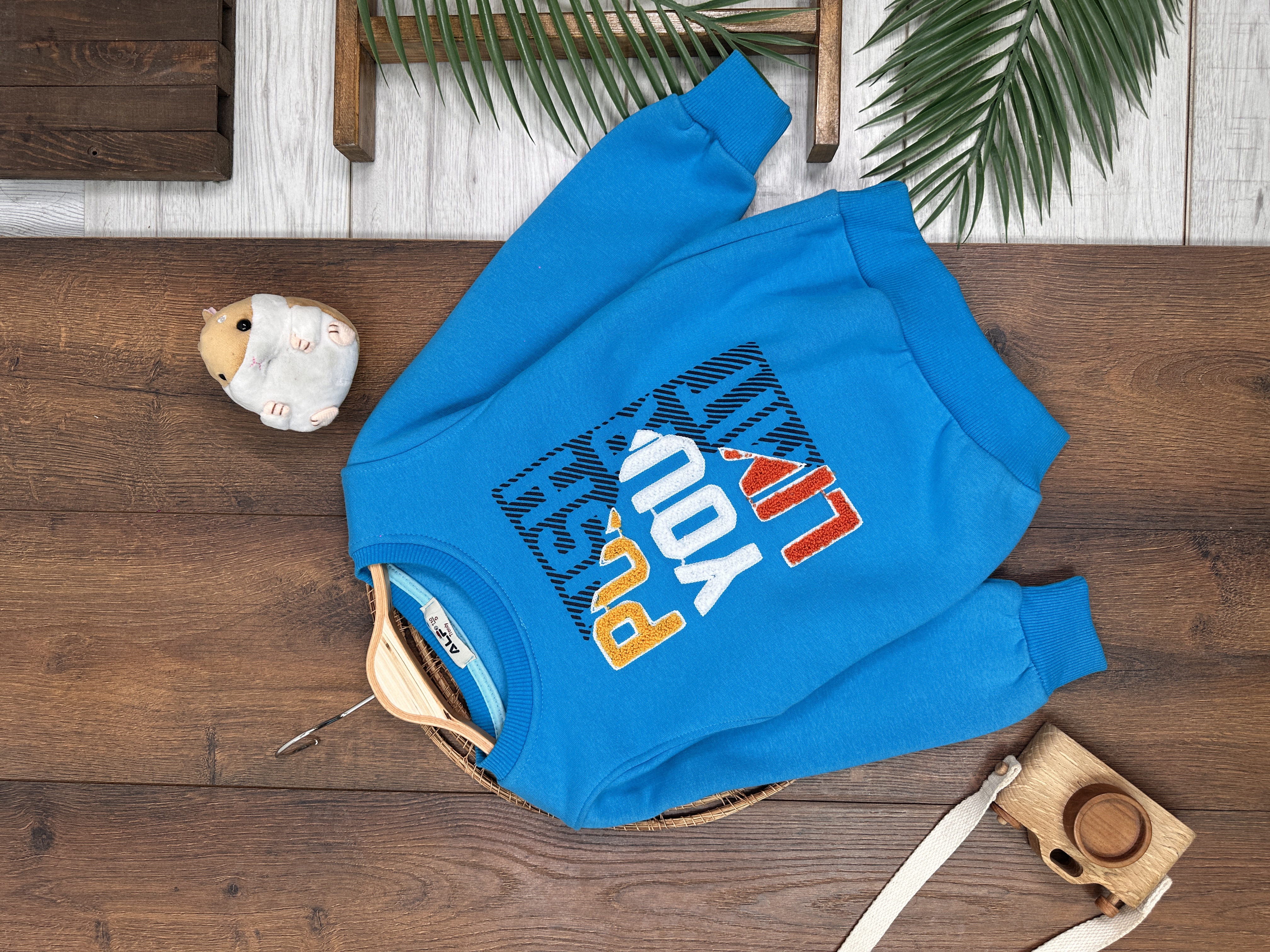 PUSH YOUR LIMIT YAZILI, PAMUKLU, MEVSİMLİK, GÜNLÜK, ERKEK ÇOCUK & BEBEK SWEATSHIRT