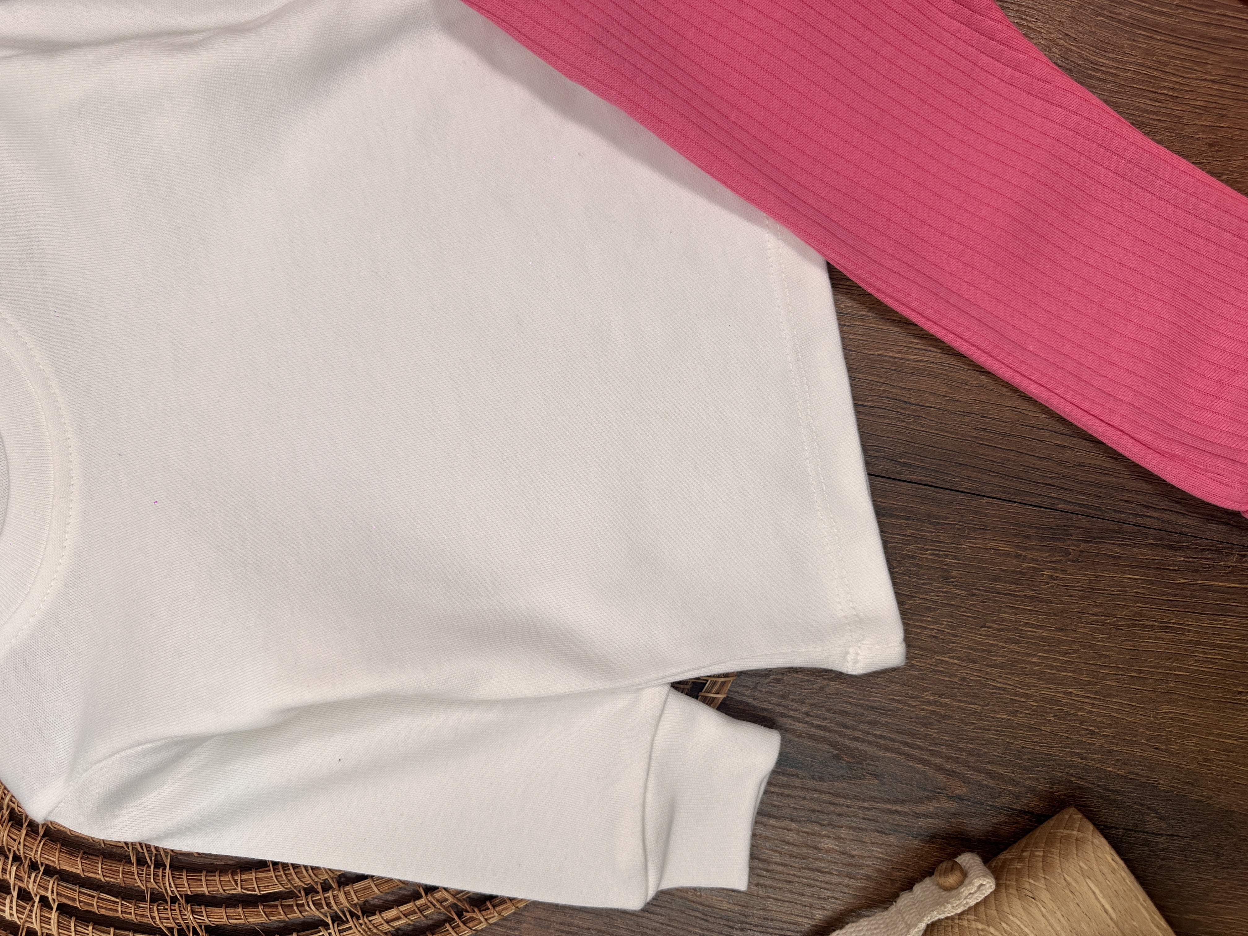 Turuncu Renk Kız Bebek & Çocuk Pamuklu 2 Parça Tulum