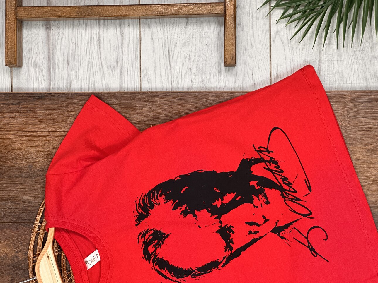 UZUN KOLLU, KIRMIZI, PAMUKLU, KEMAL ATATÜRK BASKILI, YAZLIK ERKEK ÇOCUK & BEBEK TSHIRT