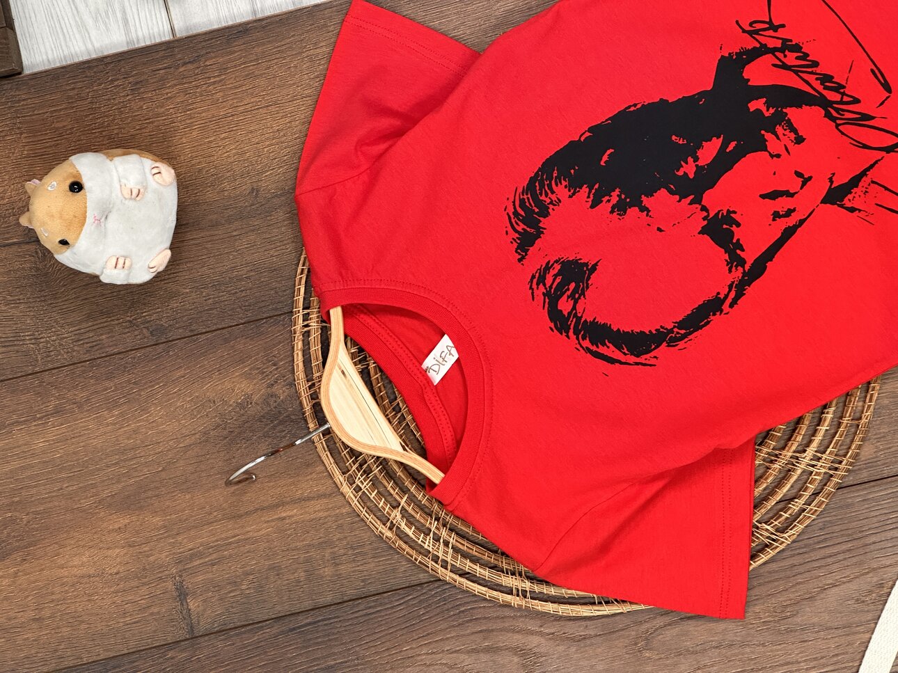 UZUN KOLLU, KIRMIZI, PAMUKLU, KEMAL ATATÜRK BASKILI, YAZLIK ERKEK ÇOCUK & BEBEK TSHIRT