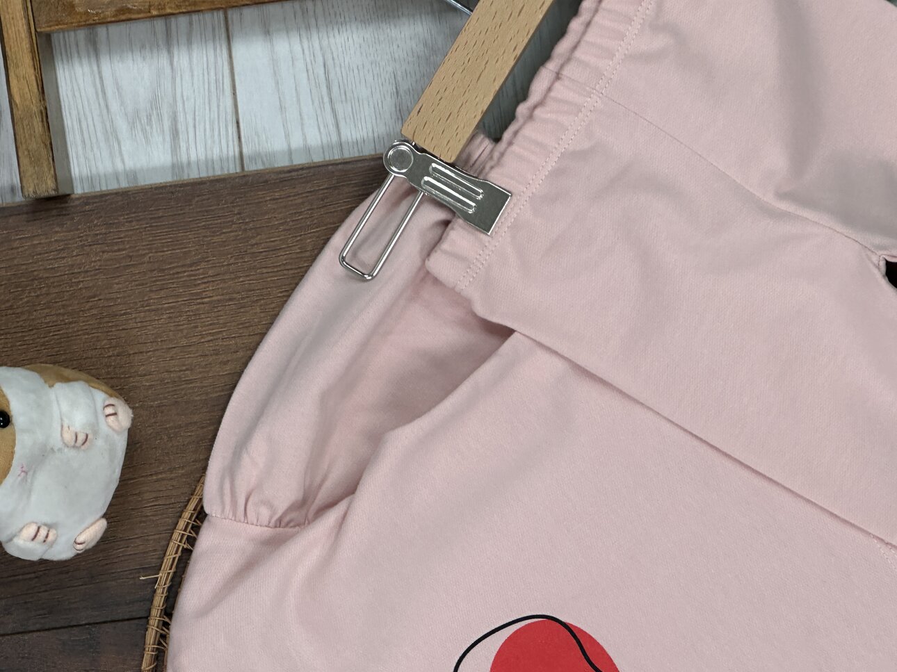 Pamuklu Kiraz Desenli 2li Kız Bebek Takım