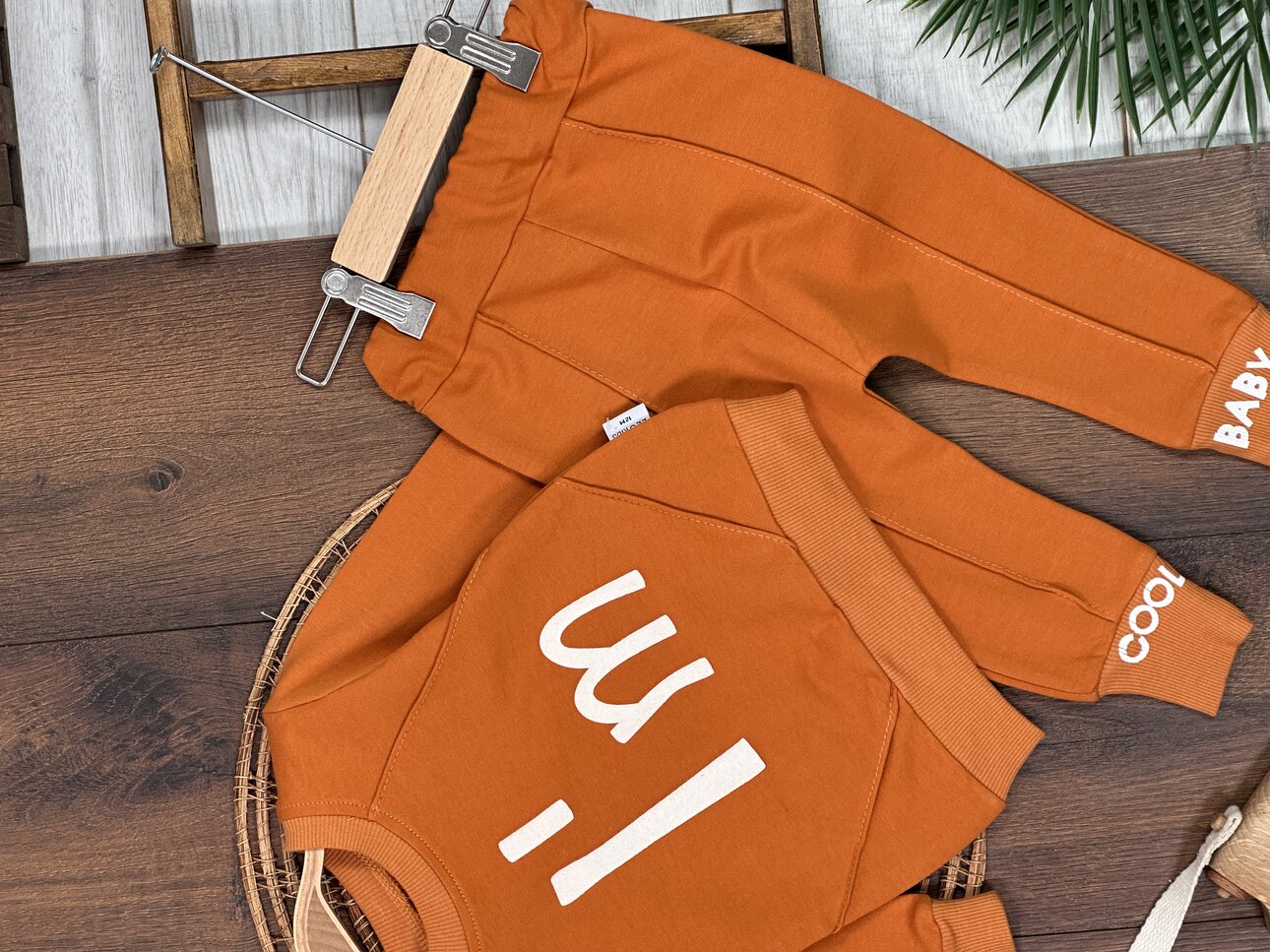 Pamuklu Mevsimlik Bisiklet Yaka 2li Unisex Bebek Takım