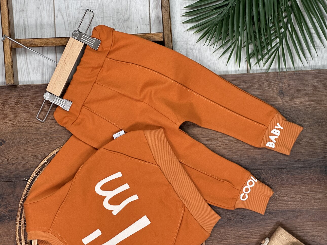 Pamuklu Mevsimlik Bisiklet Yaka 2li Unisex Bebek Takım
