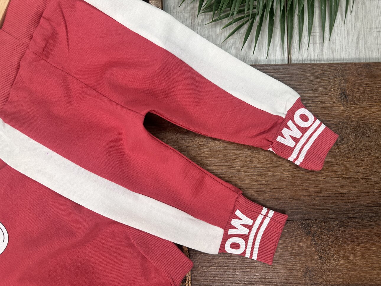 Pamuklu Kapüşonlu Unisex Bebek 2li Takım
