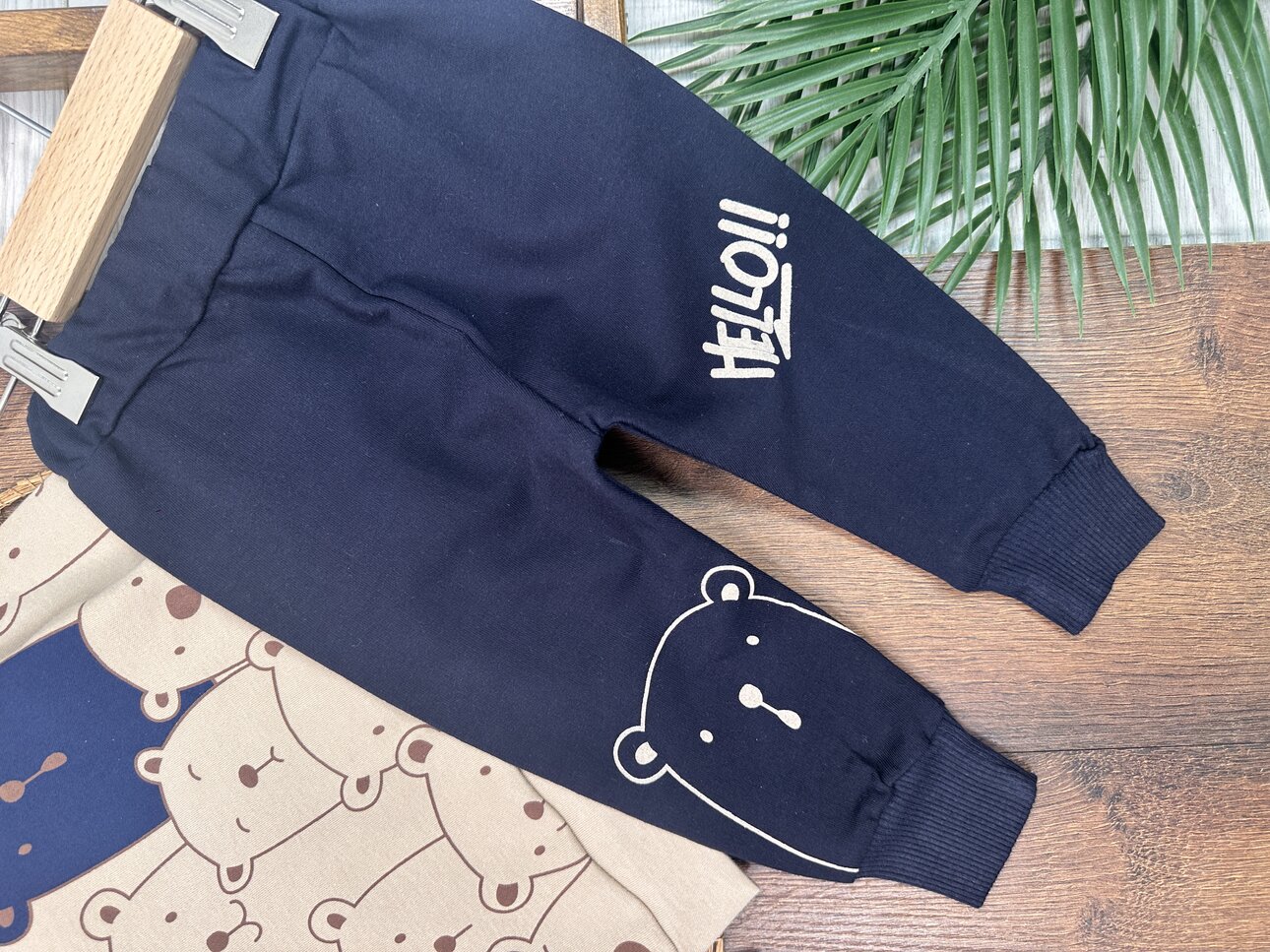 Pamuklu Mevsimlik Bisiklet Yaka 2li Unisex Bebek Takım