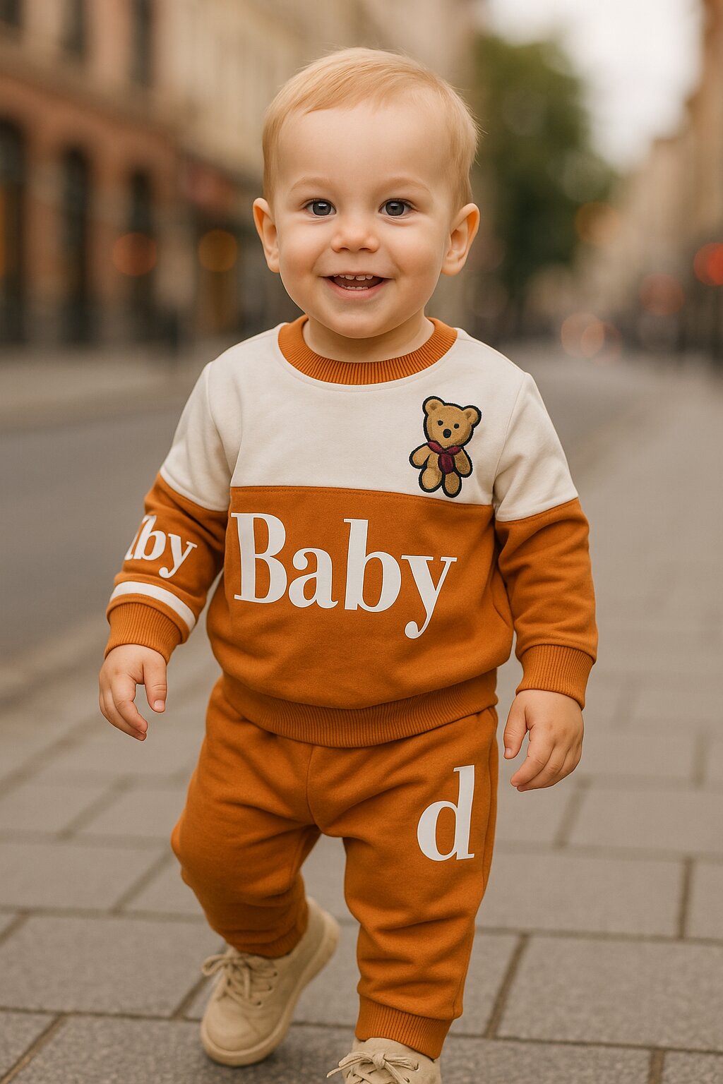 Baby Desenli 2'li Erkek Bebek Takım