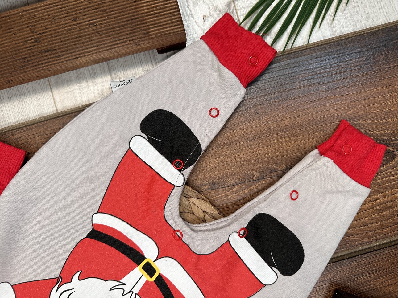Noel Baba Yılbaşı Detaylı Unisex Tulum