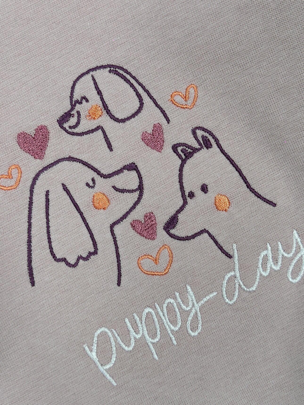 Pamuklu Köpek Desenli Uzun Kollu 1li kız Bebek Tulum