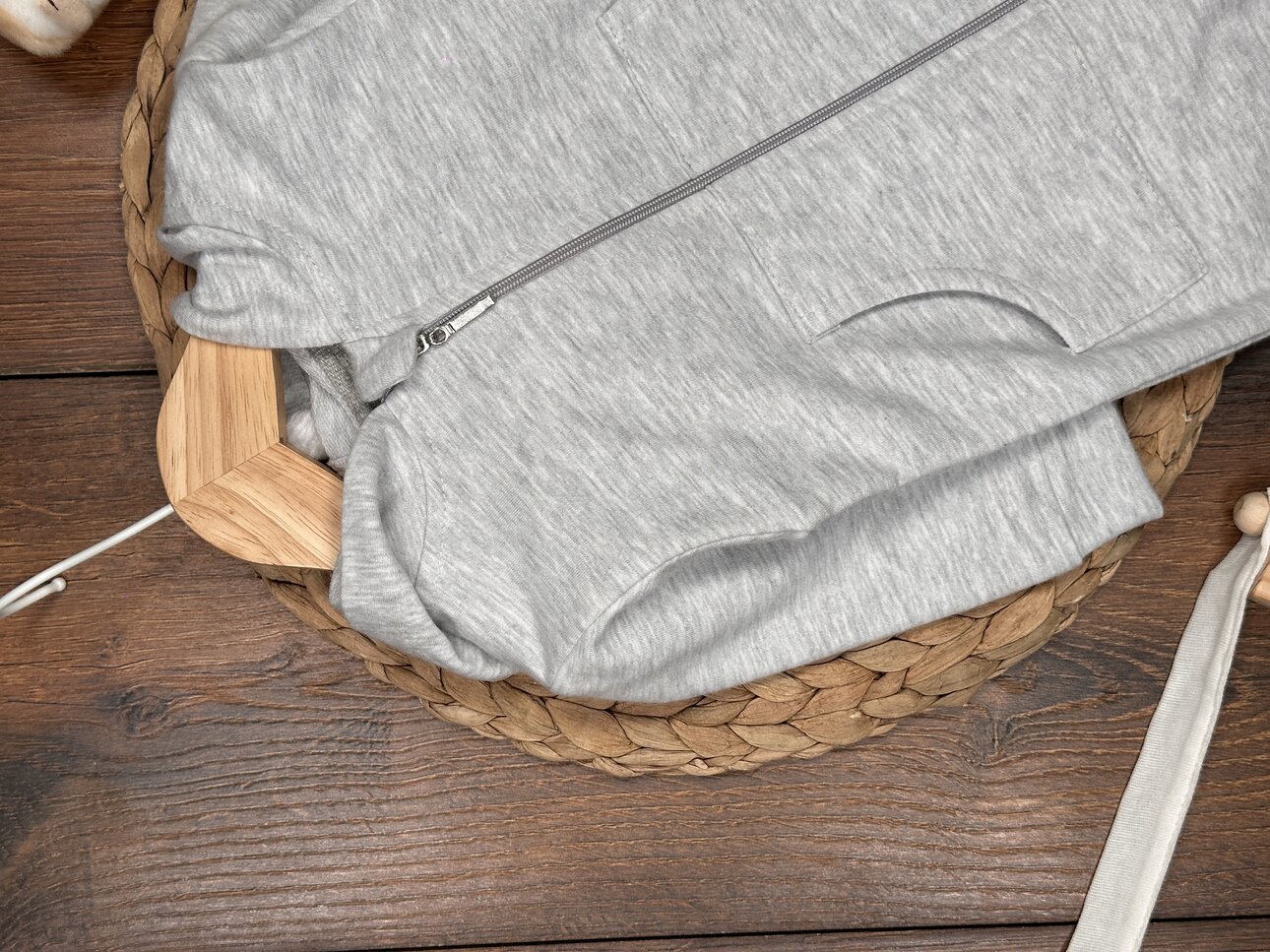 Pamuklu  Ayıcık Kulaklı Erkek Bebek Tulum