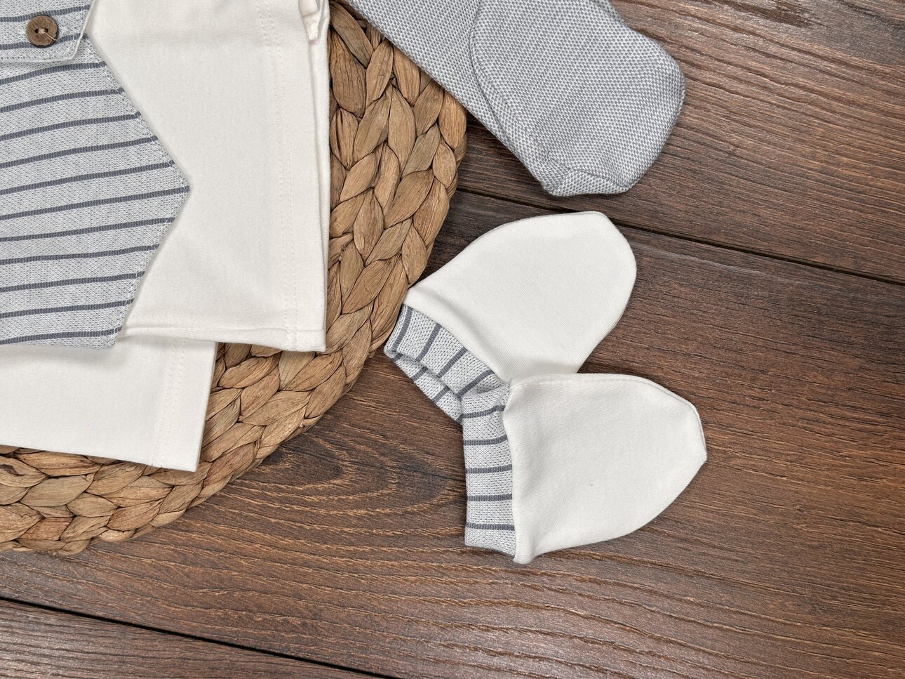 Pamuklu Papyon Detaylı 5li Erkek Takım