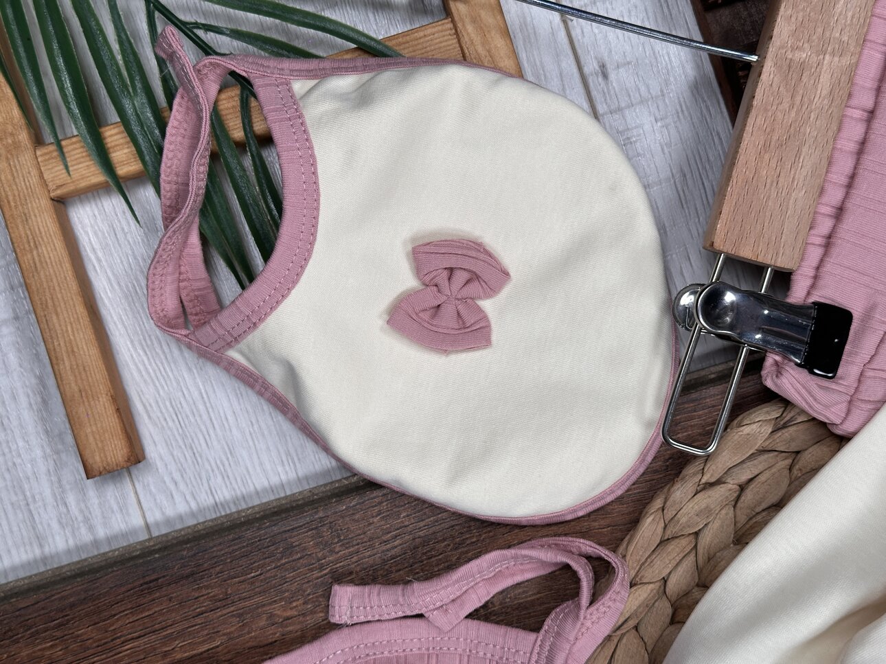 Pamuklu Fiyonk Detaylı Fırfırlı 5li Hastane Çıkışı