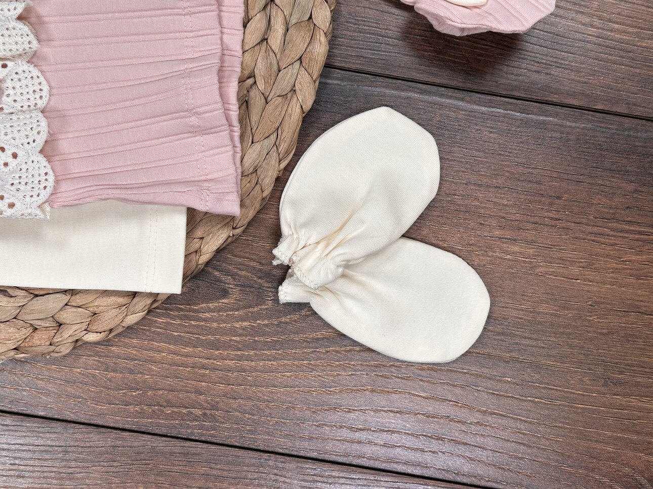 Pamuklu Fiyonk Detaylı Fırfırlı 5li Hastane Çıkışı