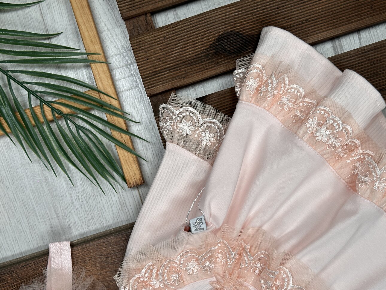 Pamuklu Dantel Detaylı Kız 2li Bebek Takım