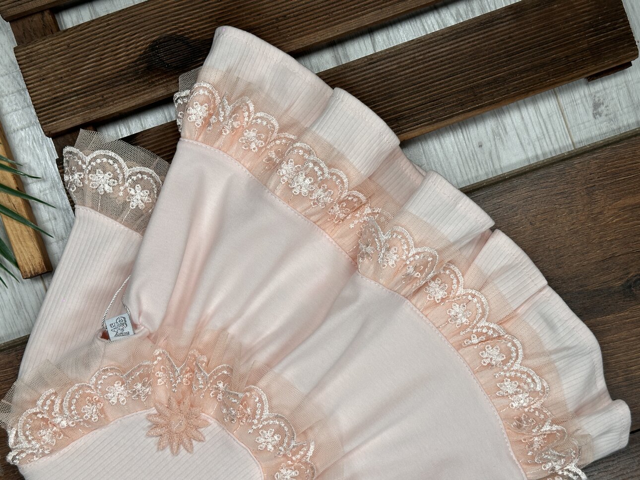 Pamuklu Dantel Detaylı Kız 2li Bebek Takım