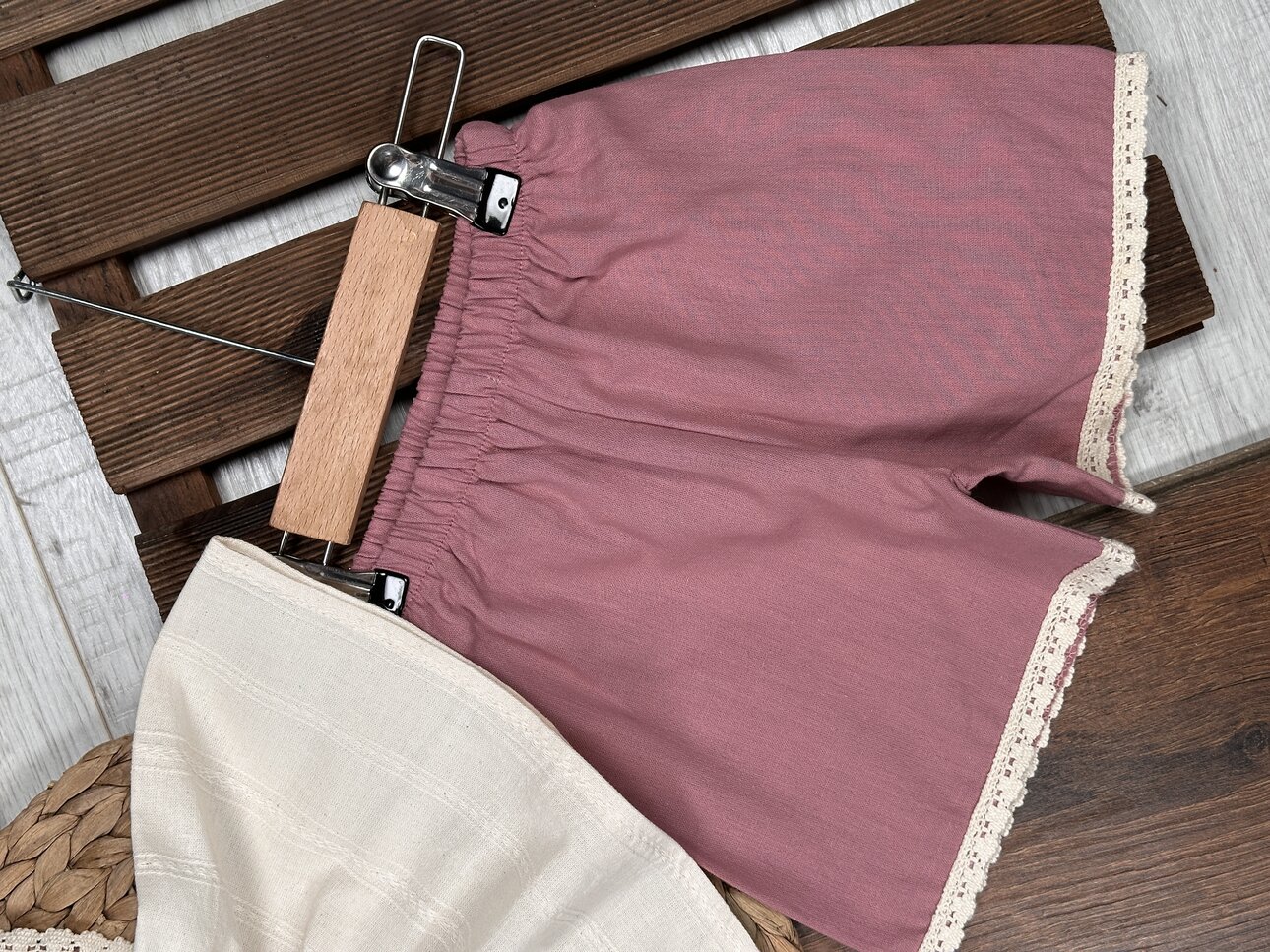 Pamuk Dantel Detaylı Kız Bebek 2li Takım