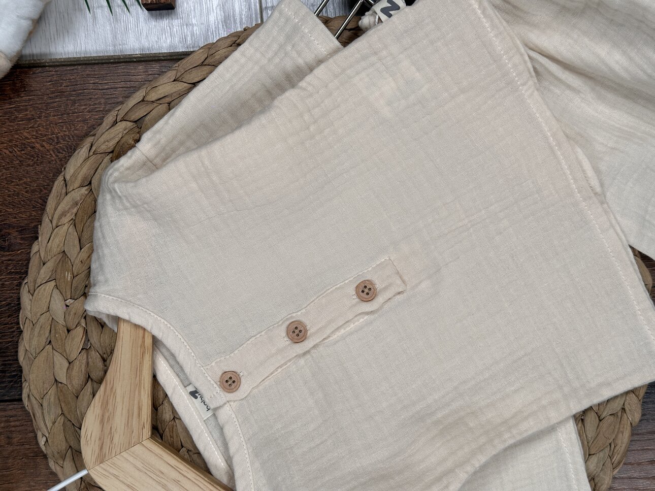 Pamuklu Müslin 3lü Erkek Bebek Takım