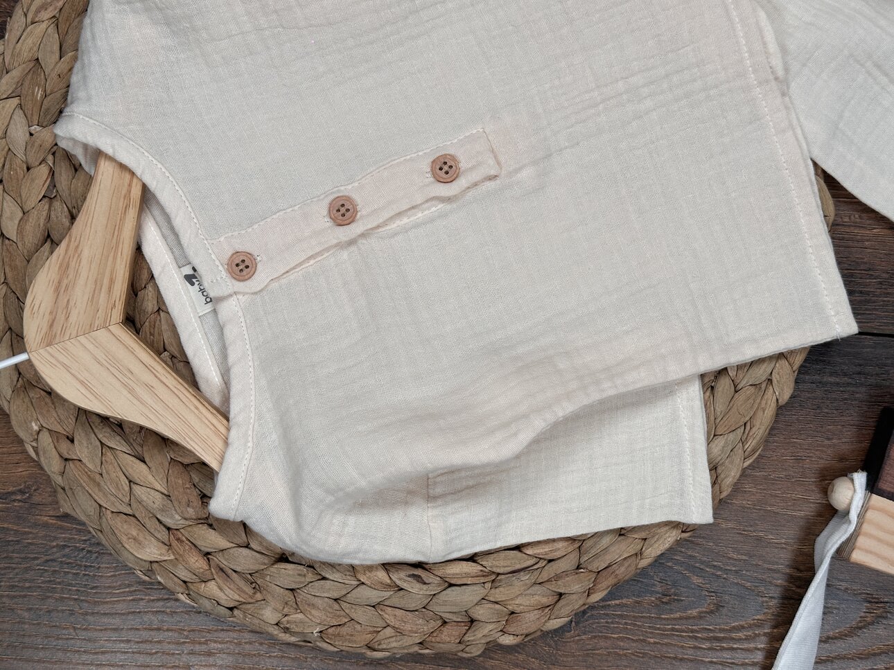 Pamuklu Müslin 3lü Erkek Bebek Takım