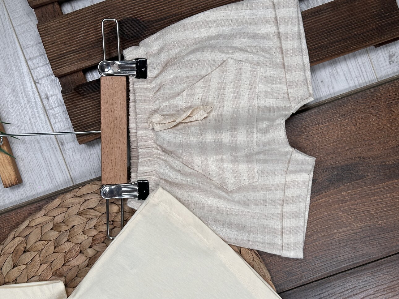 Organik Yelkenli Desenli Erkek Bebek 2li Takım