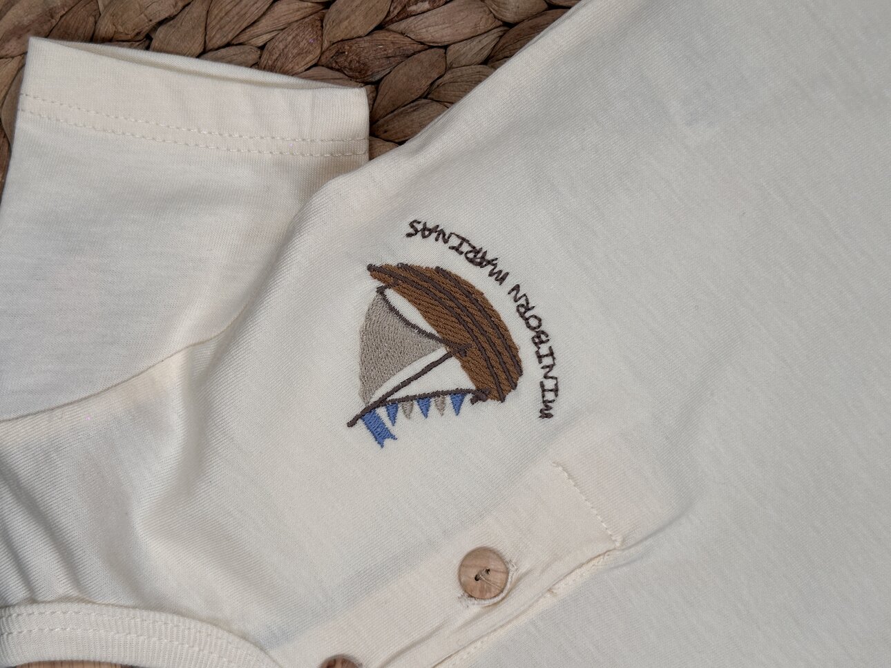 Organik Yelkenli Desenli Erkek Bebek 2li Takım