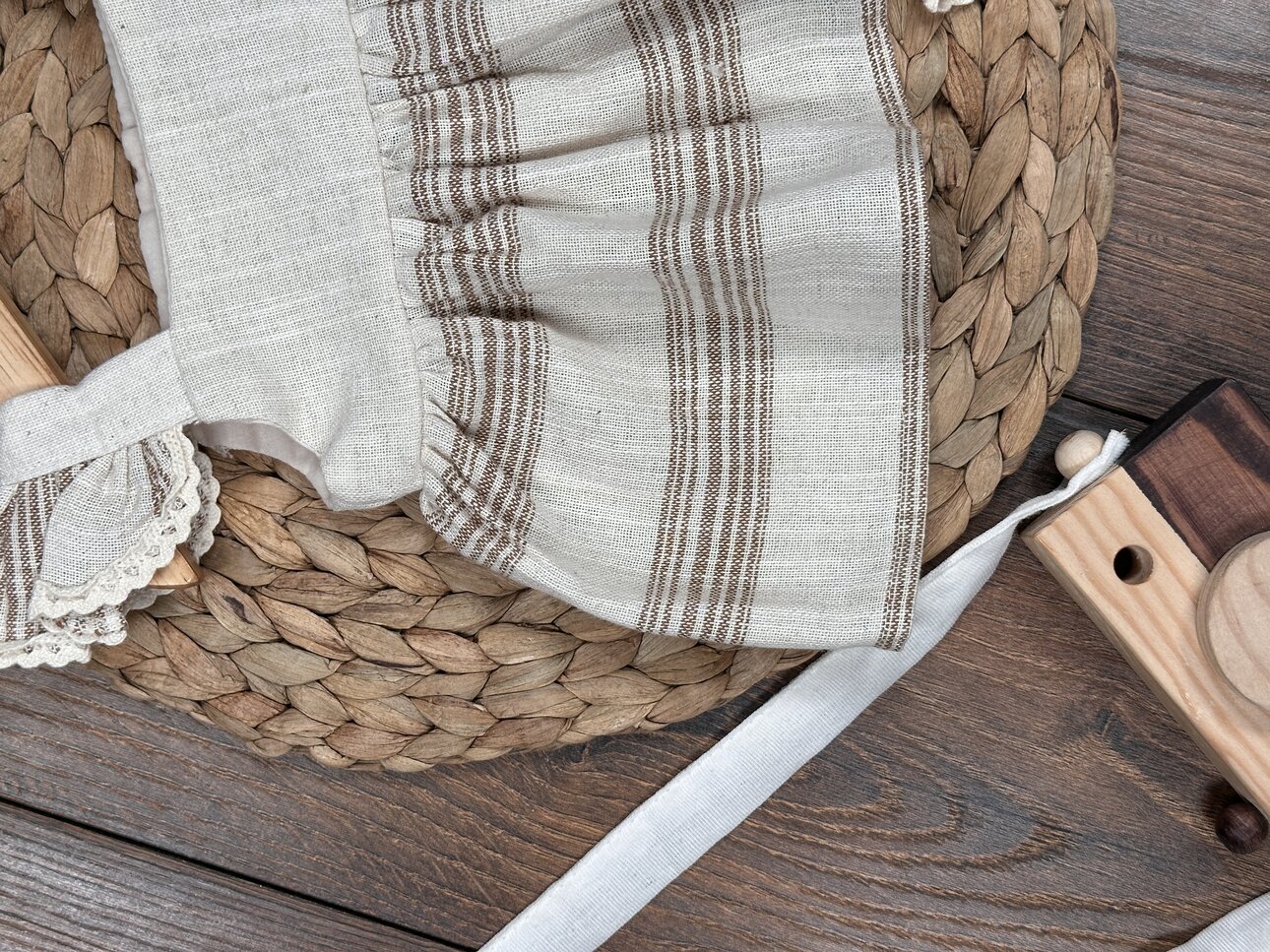 Organik Dantel Detaylı Kız Bebek 2li Takım