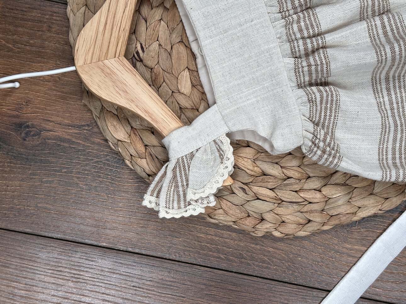 Organik Dantel Detaylı Kız Bebek 2li Takım