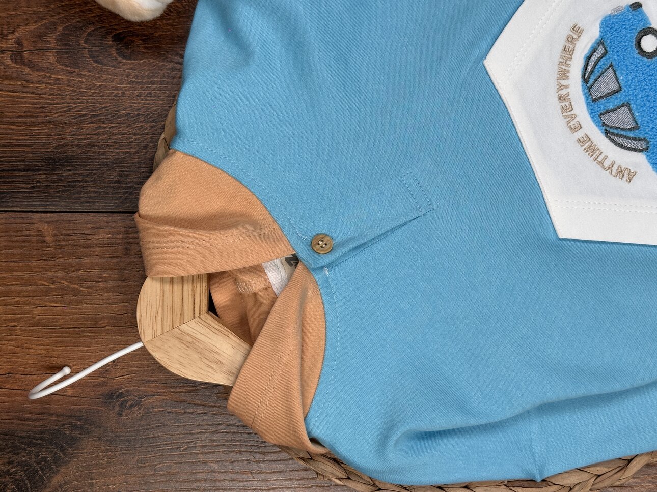 Pamuklu Araba Desenli Erkek Bebek 2li Takım