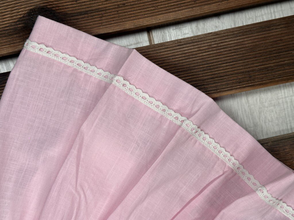 Pamuk Nakışlı Kız Bebek 2li Takım