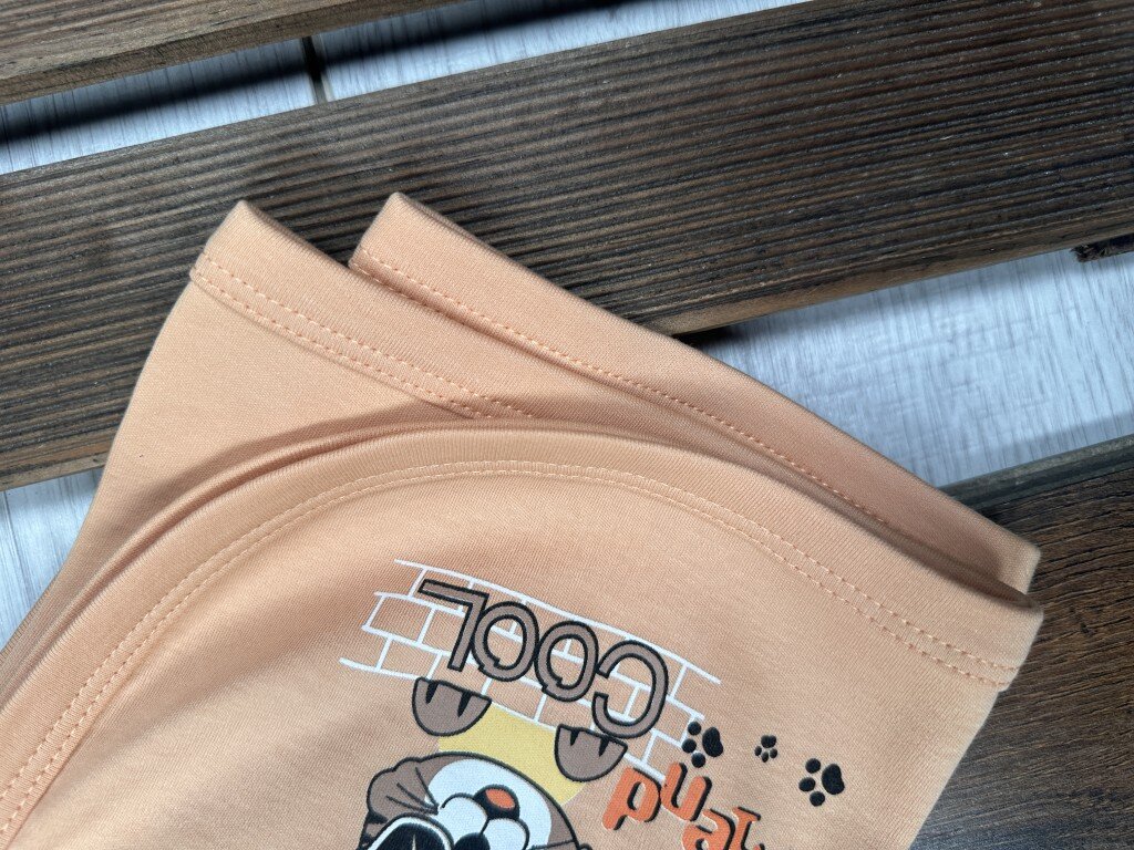 Pamuklu Eğlenceli Baskılı Erkek Bebek Battaniye