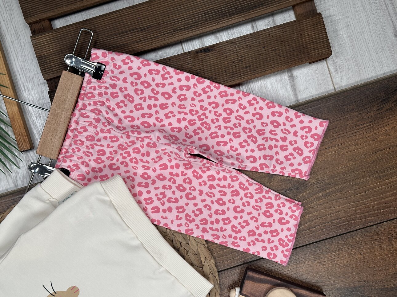 Pamuklu Kedi Desenli 2li Kız Bebek  Takım