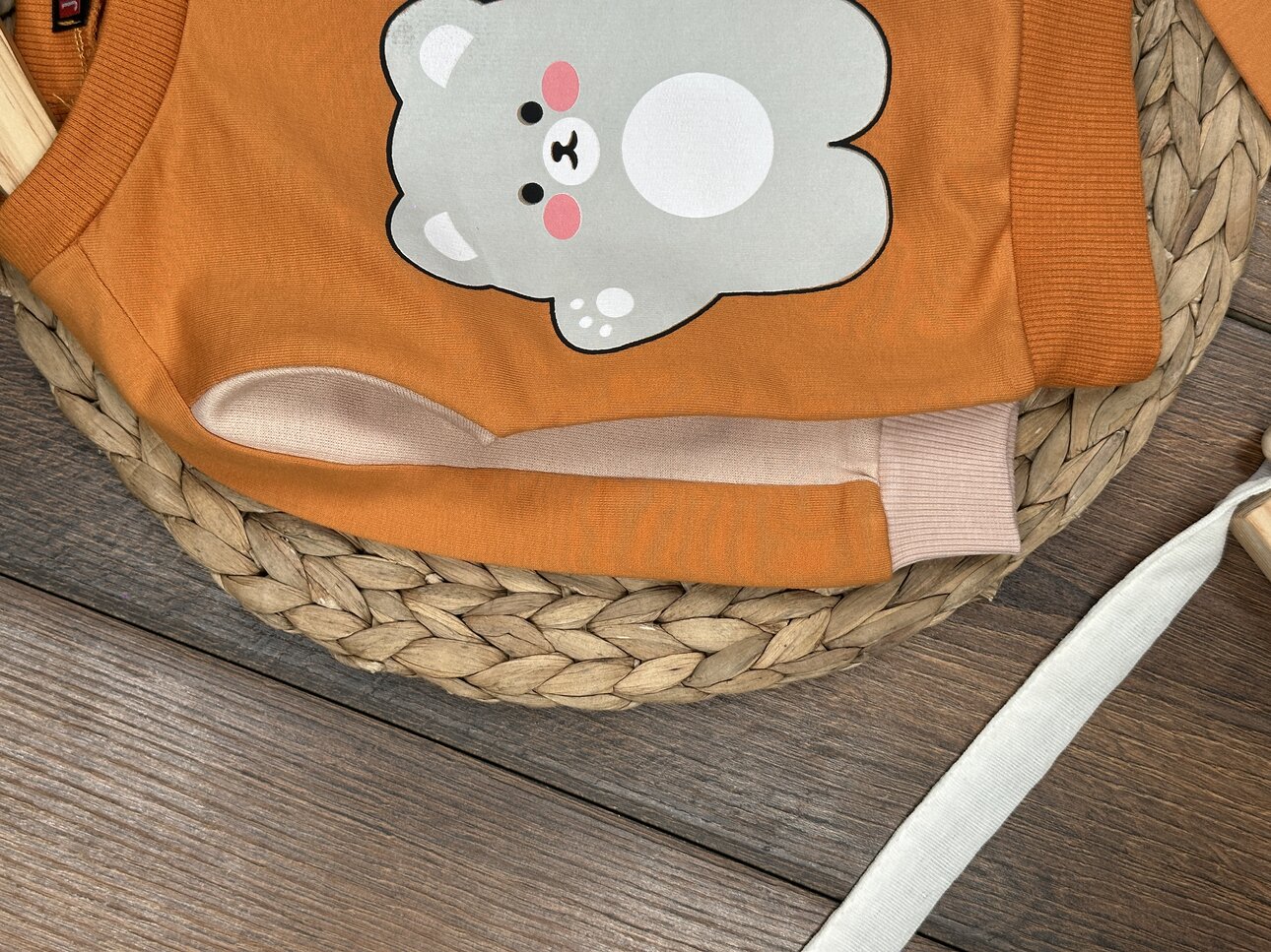 Pamuklu Ayıcık Detaylı 2li Erkek Bebek Takım