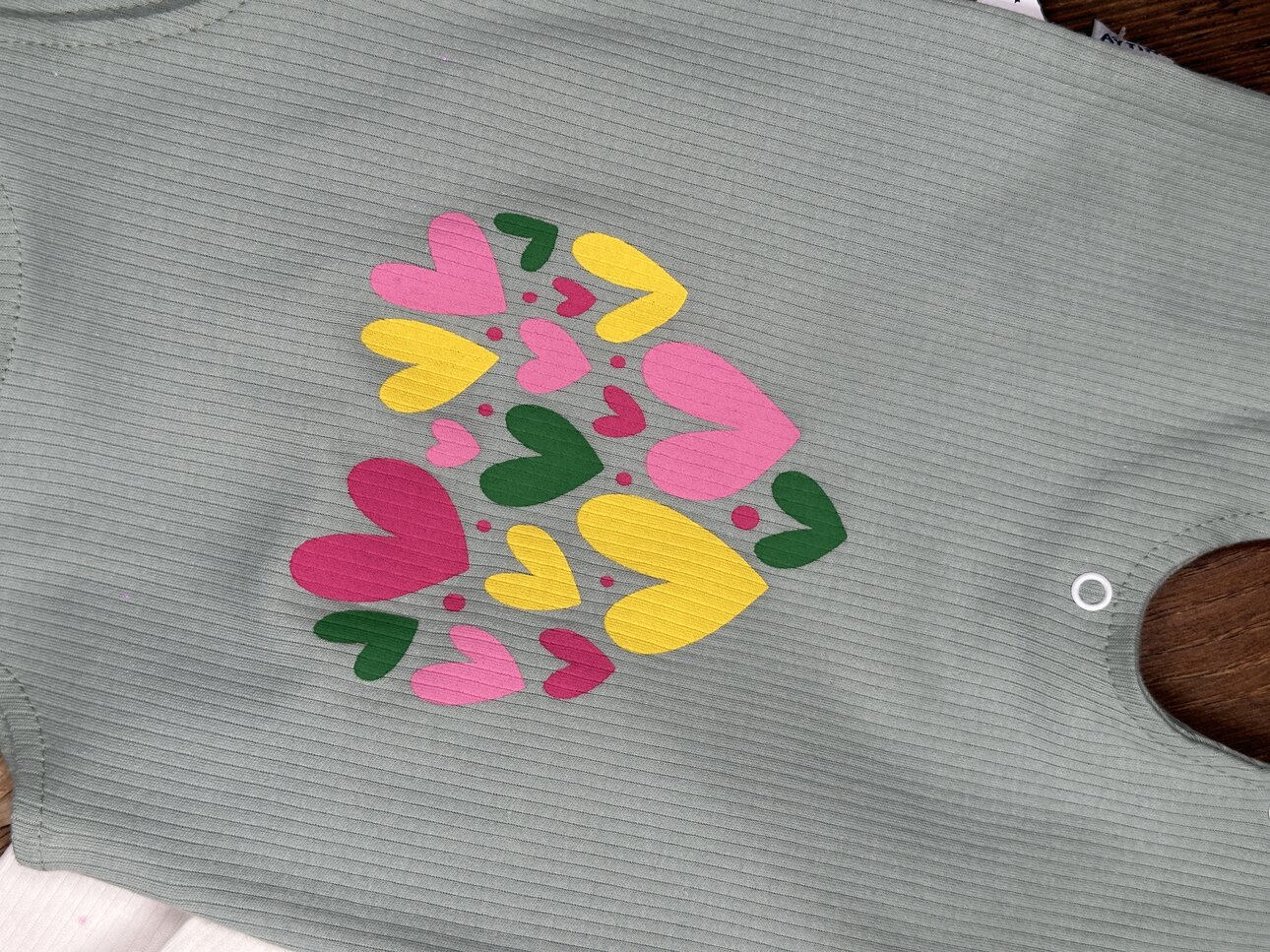 Pamuklu Kalp Detaylı 2li Tulum Kız Bebek Takım