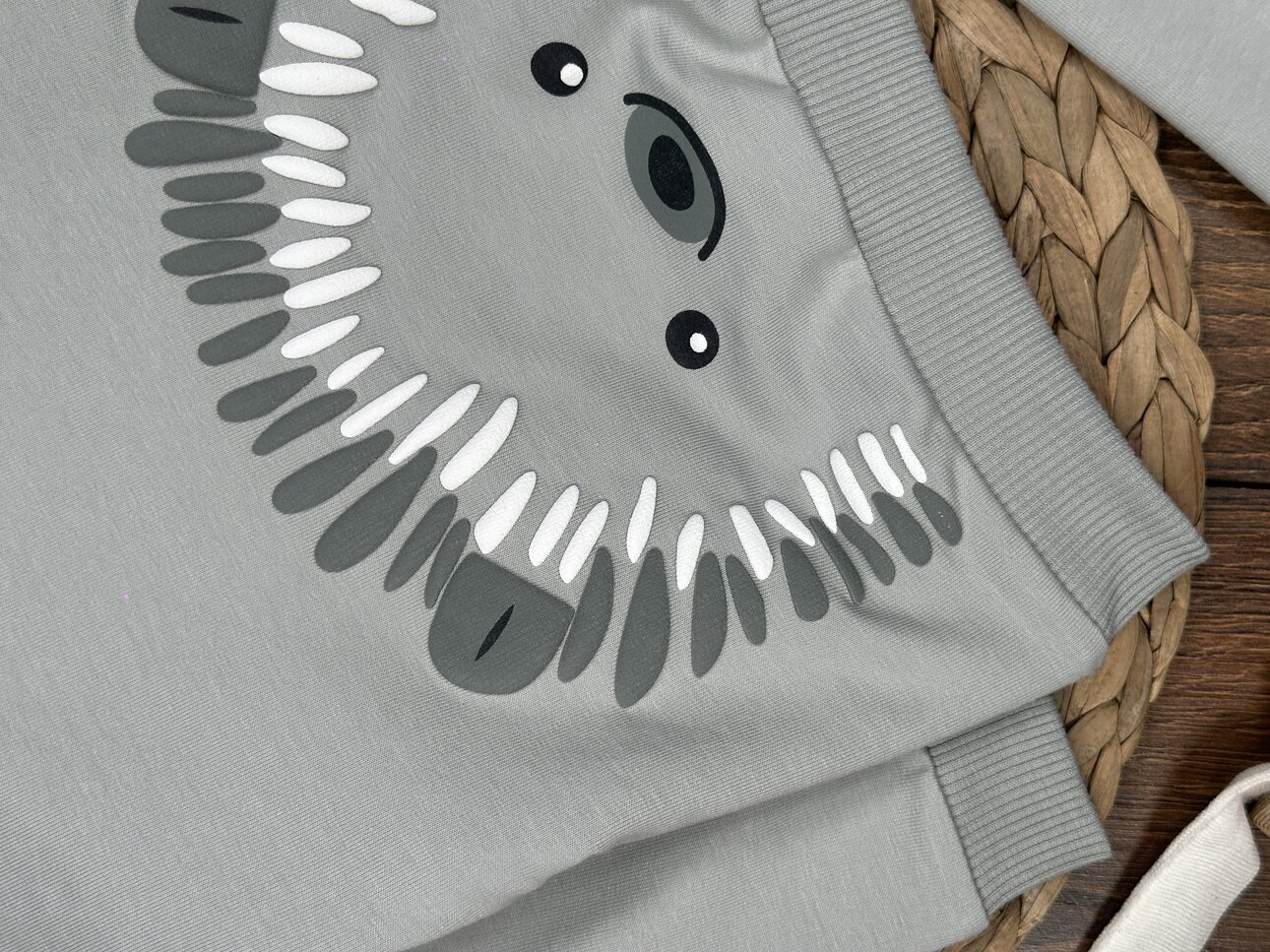 Pamuklu Kirpi Detaylı 2li Erkek Bebek Takım