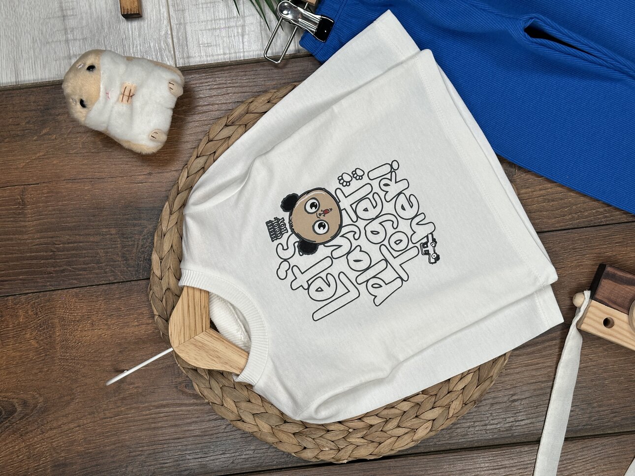 Pamuklu Ayıcık Detaylı Pijama 2li Kız Bebek Takım