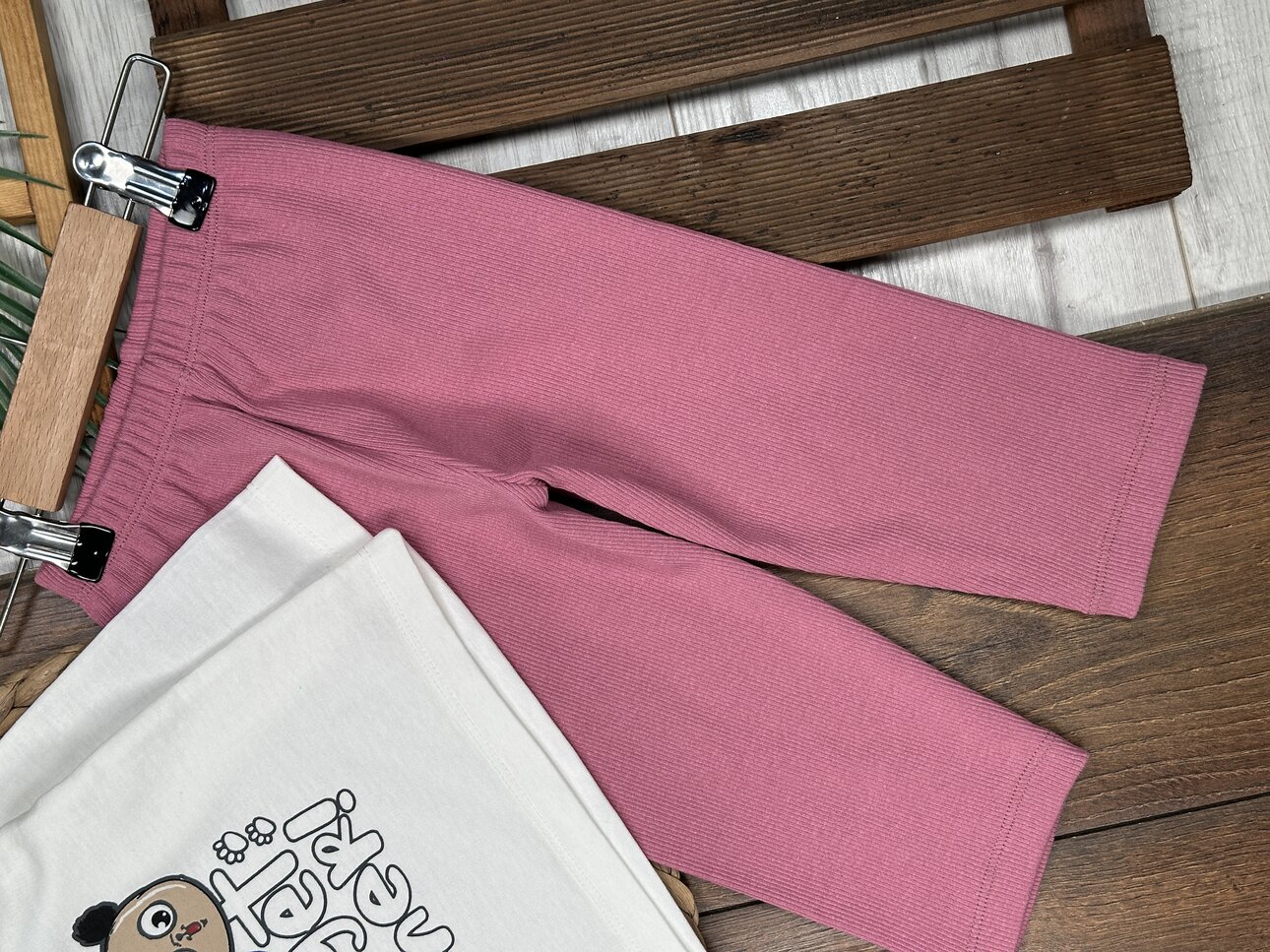 Pamuklu Ayıcık Detaylı Pijama 2li Kız Bebek Takım