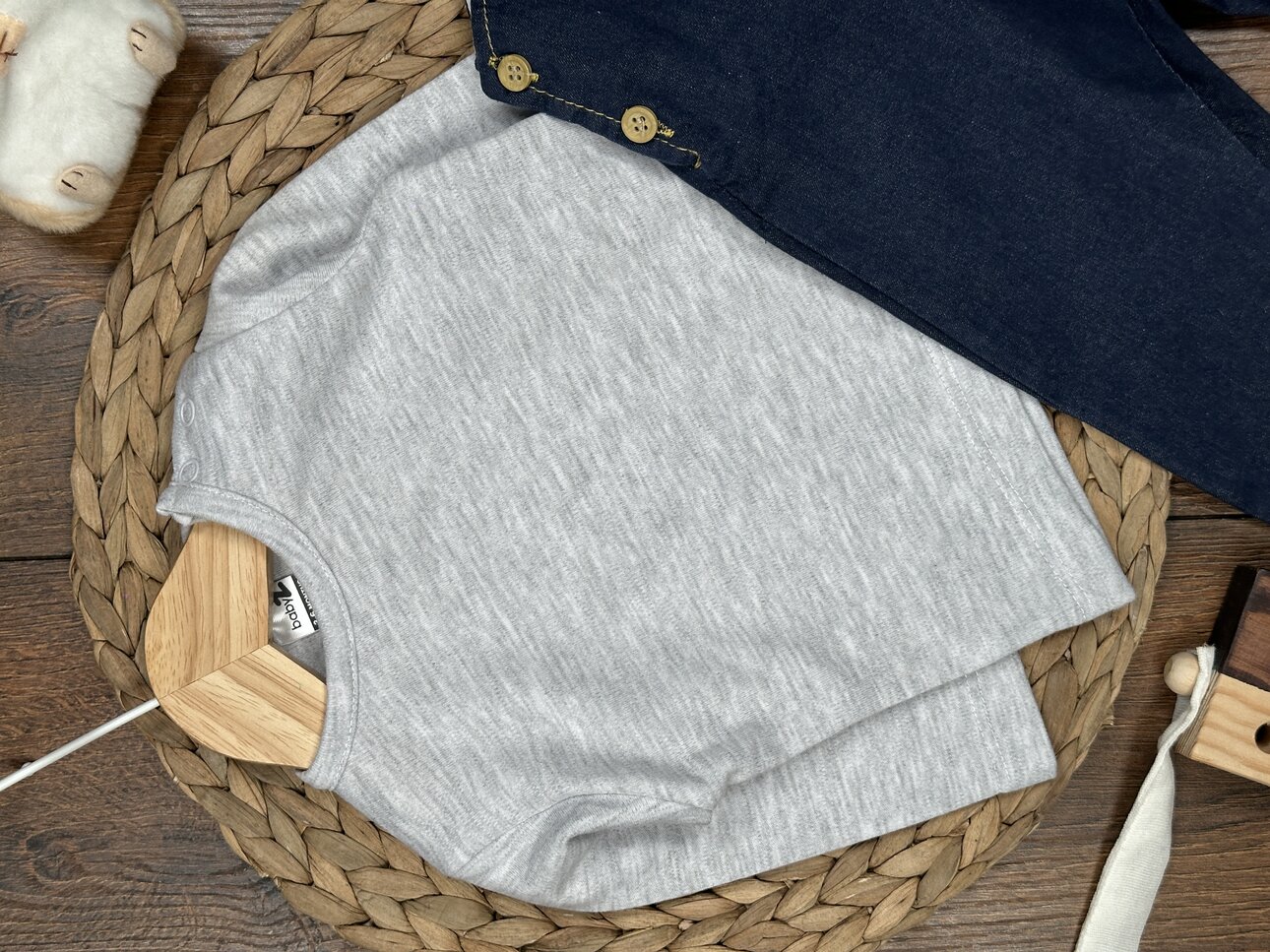 Pamuklu Tulum Erkek Bebek 2li Takım