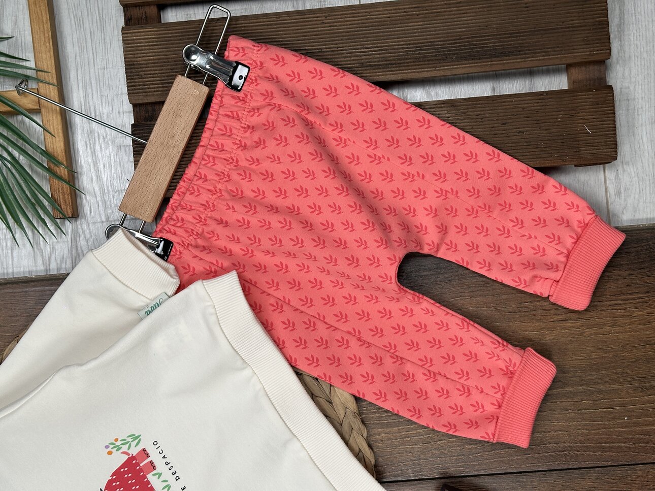 Pamuklu kamplumbağa Detaylı 2li Kız Bebek Takım