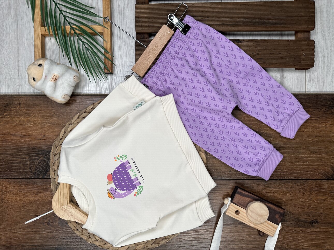 Pamuklu kamplumbağa Detaylı 2li Kız Bebek Takım