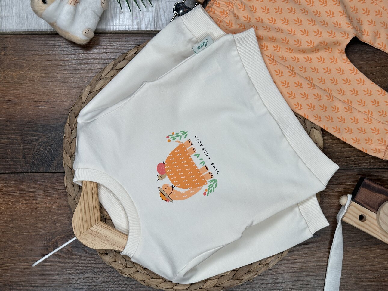 Pamuklu kamplumbağa Detaylı 2li Kız Bebek Takım