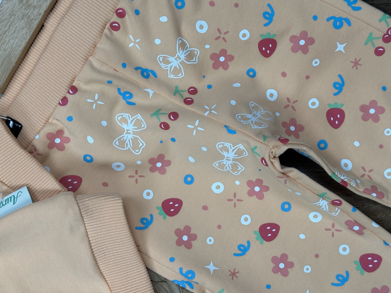 Pamuklu Atlı Karınca Detaylı 2li Kız Bebek Takım