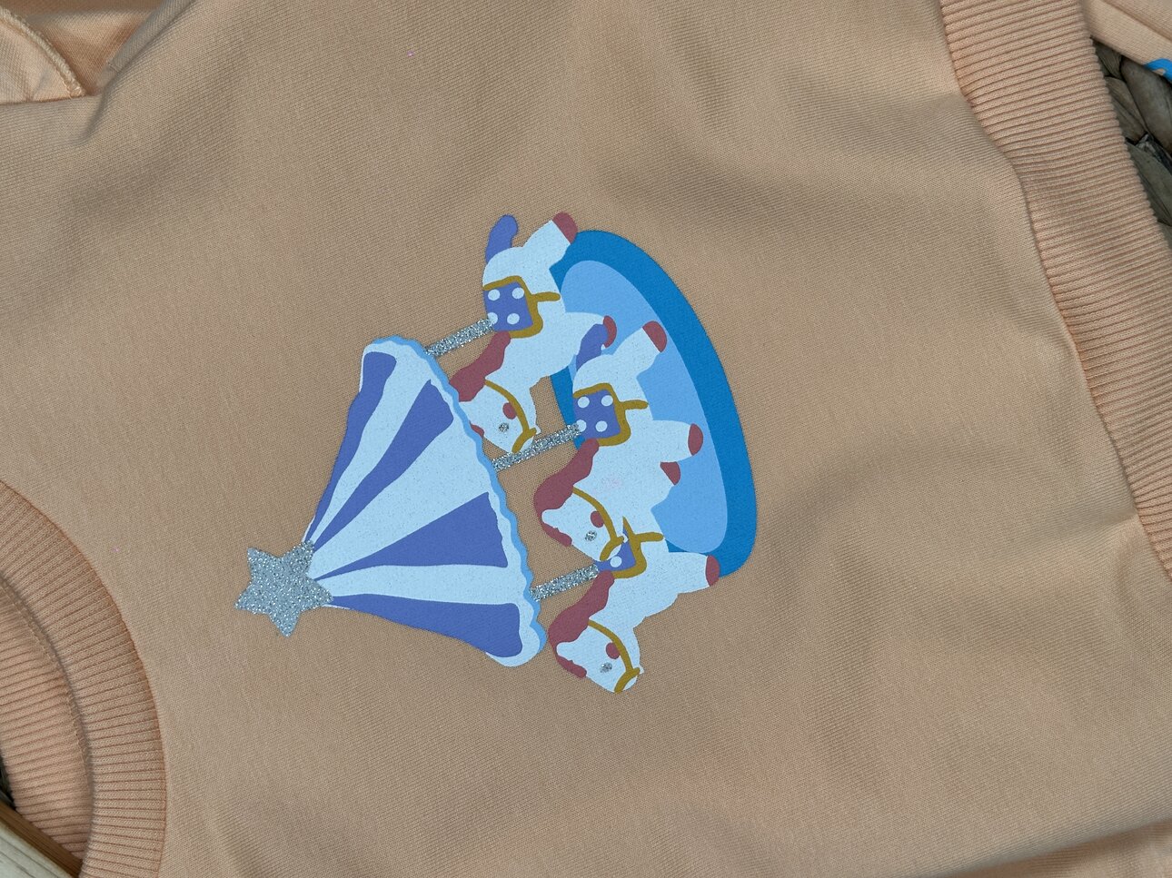 Pamuklu Atlı Karınca Detaylı 2li Kız Bebek Takım