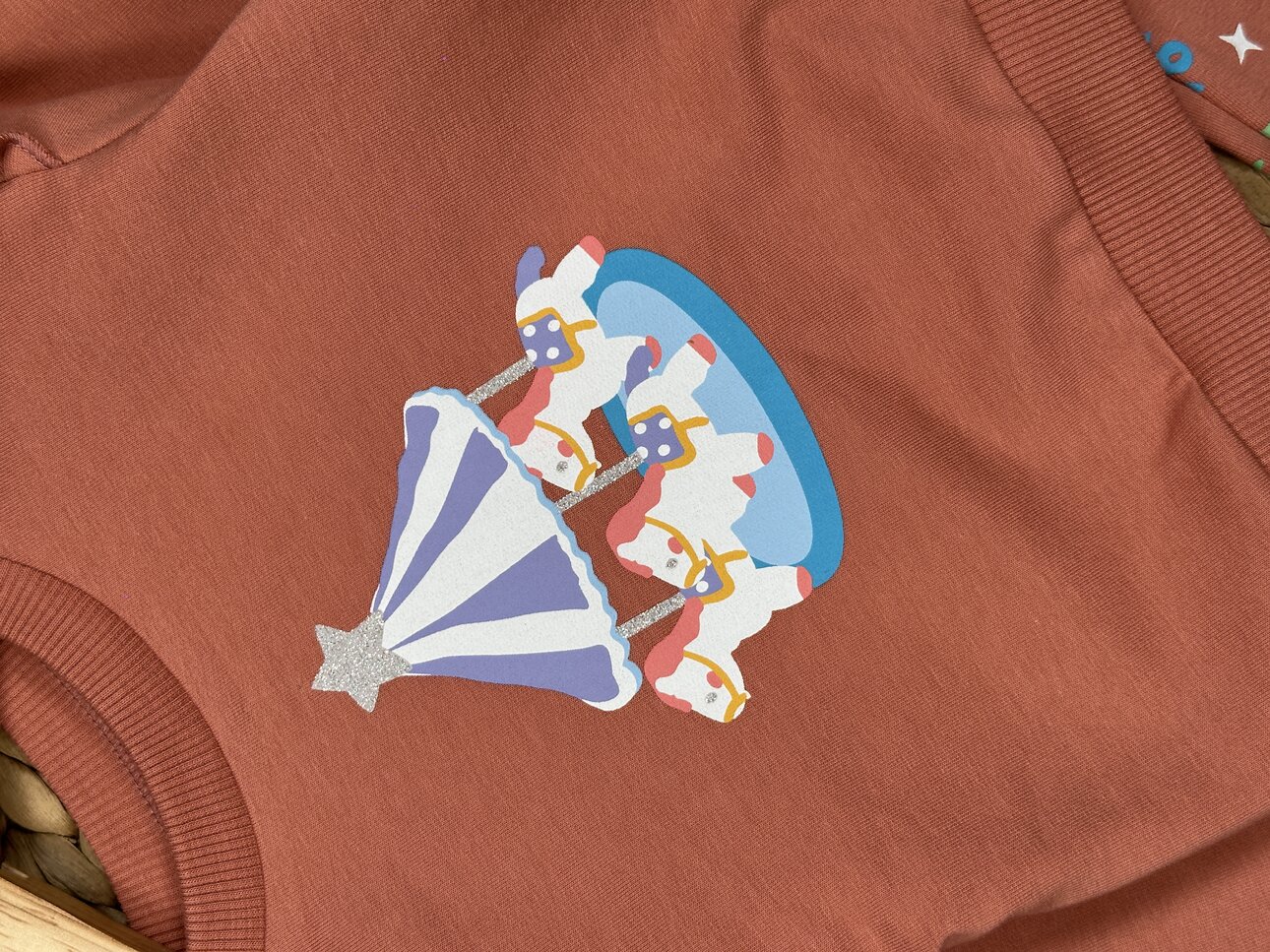 Pamuklu Çiçek Desenli Kız Bebek 2li Takım