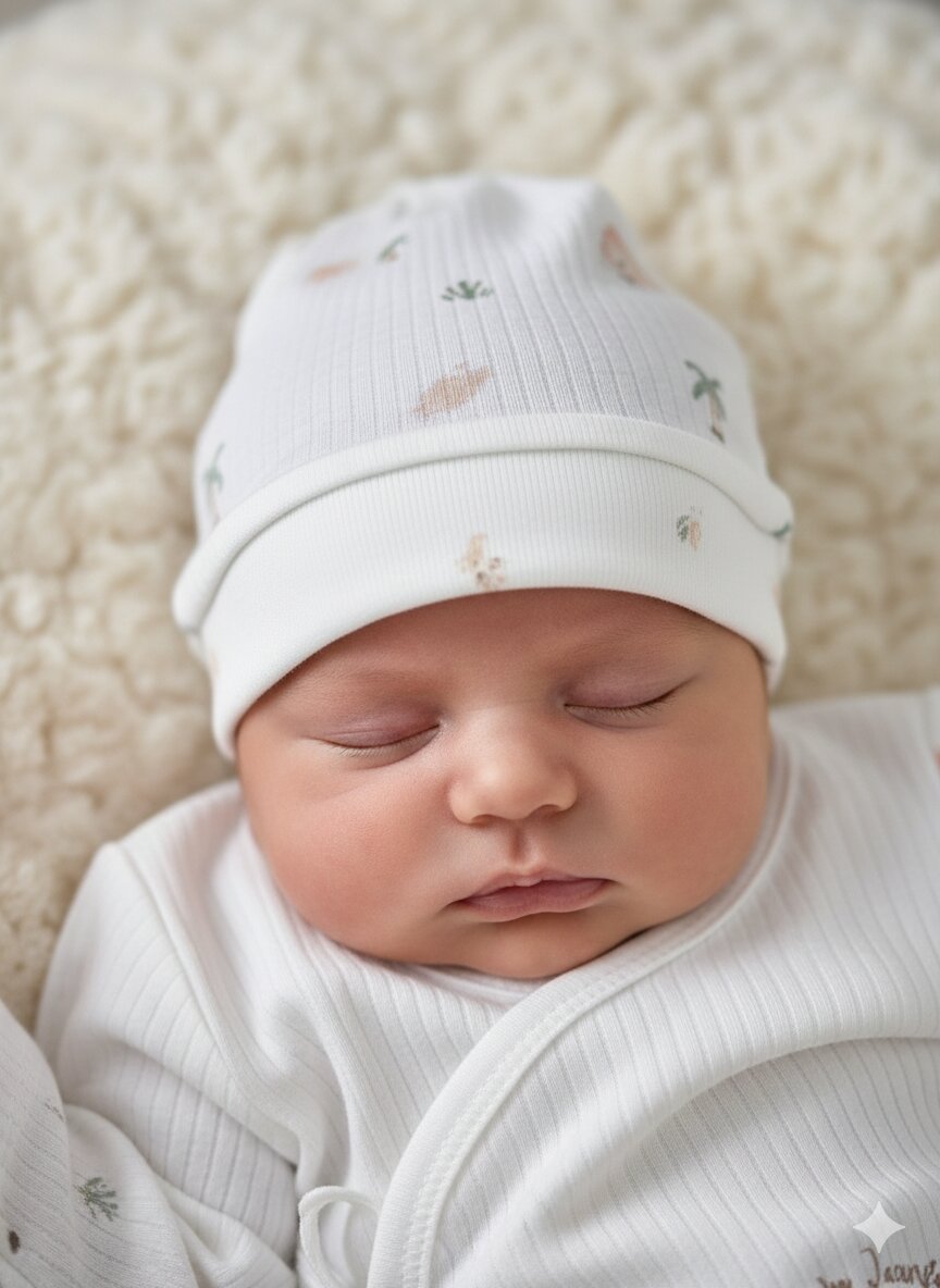 Yenidoğan %100 Pamuk Hastane Çıkış Seti