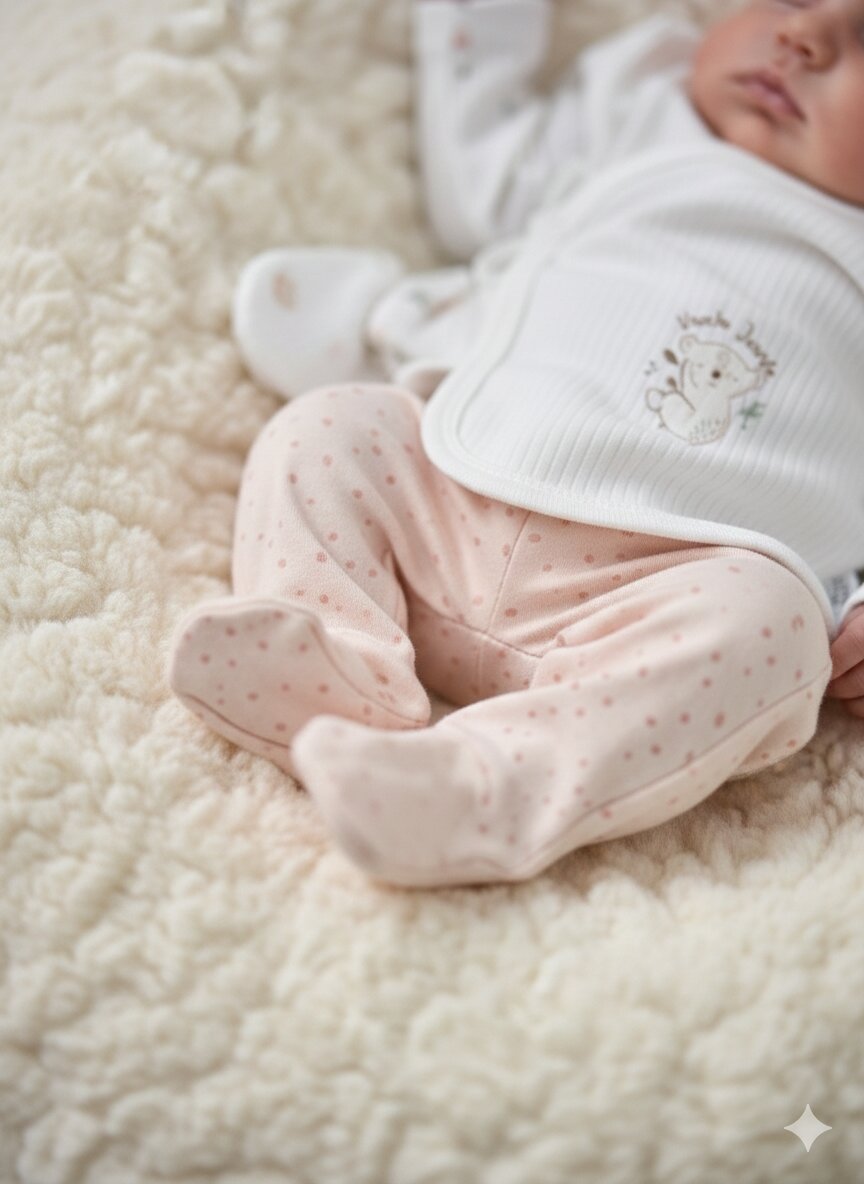 Yenidoğan %100 Pamuk Hastane Çıkış Seti